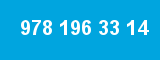978 196 33 14